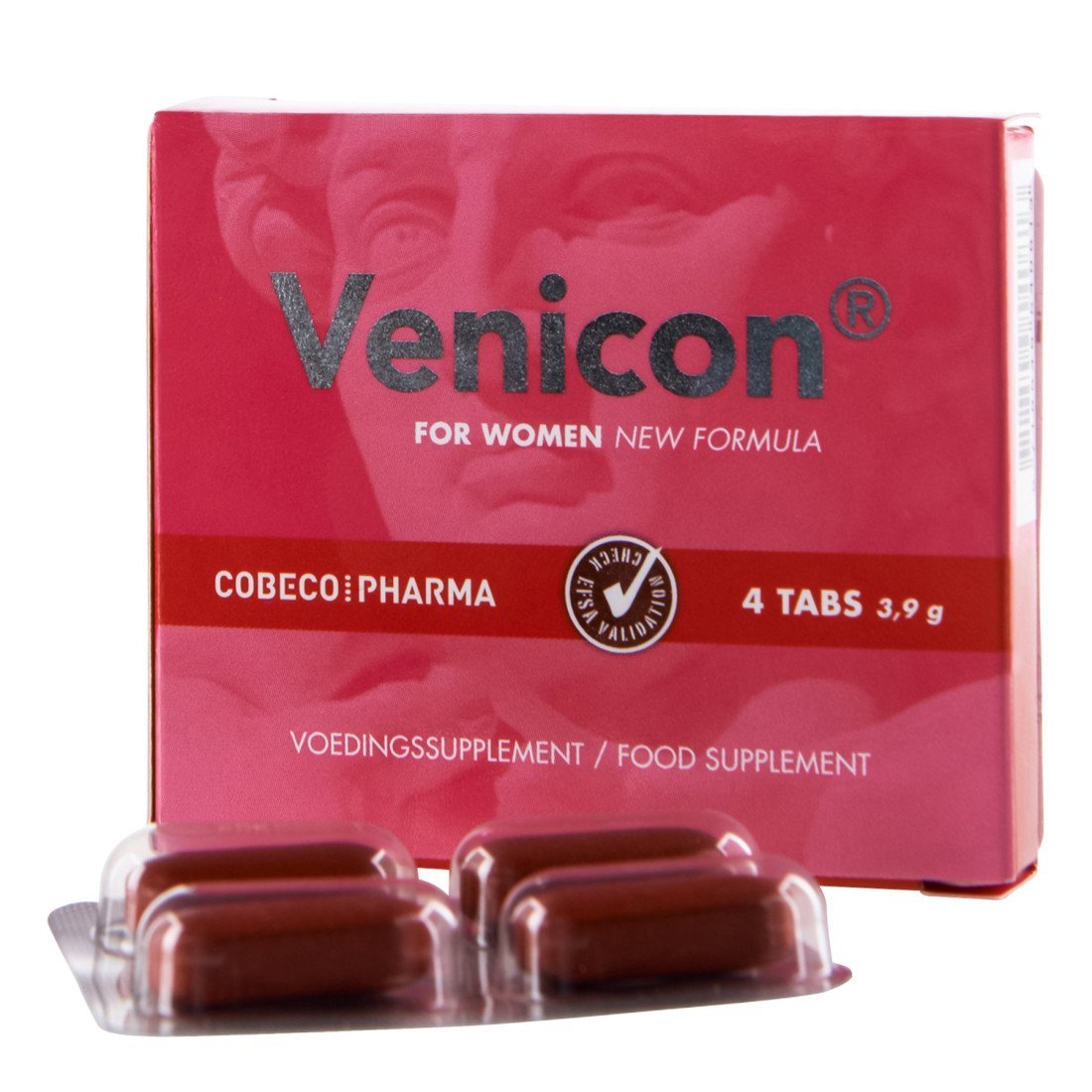 Maisto papildas moterims „Venicon“, 4 tabletės - Cobeco Pharma