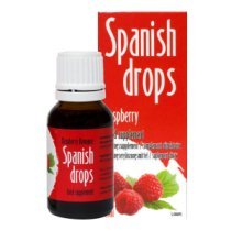 Maisto papildas vyrams ir moterims „Spanish Drops Raspberry“, 15 ml - Cobeco Pharma