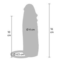 Vibruojanti penio mova „Hydrated Skin 16 cm“ - Get Real