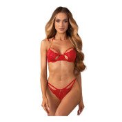 Atviras liemenėlės ir kelnaičių rinkinys „Matildea“