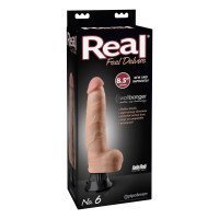 Vibruojantis falo imitatorius „Real Feel Deluxe Nr. 6“ - Pipedream