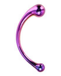 Stiklinis dildo „Curved Wand“ - Dream Toys