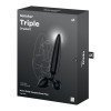 Stiklinis dildo „Triple Crystal 1” - Satisfyer