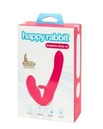 Vibruojantis strap-on dildo be dirželių „Strapless Strap-on“ - Happy Rabbit
