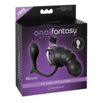 Penio narvas su kaiščiu „Ass Gasm Cock Blocker“ - Anal Fantasy