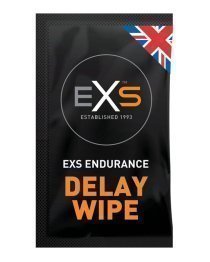 Ejakuliaciją nutolinančios servetėlės „Delay Wipes“, 6 vnt. - EXS Condoms