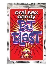 Saldainiai oraliniam seksui „BJ Blast Cherry“, 18 g - Pipedream