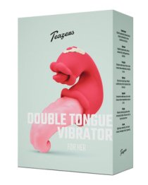Vibratorius kiškutis „Double Tongue Vibrator“ - Teazers