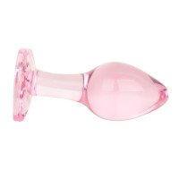 Stiklinis analinis kaištis „Anal Plug Medium“ - EasyToys