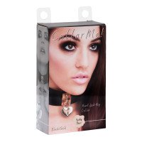 Antkaklis „Heart Lock Key Collar“ - Kinky Diva