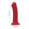 Vibruojantis silikoninis dildo „Non-Phallic Vibrating Dildo Large“ - Loveline