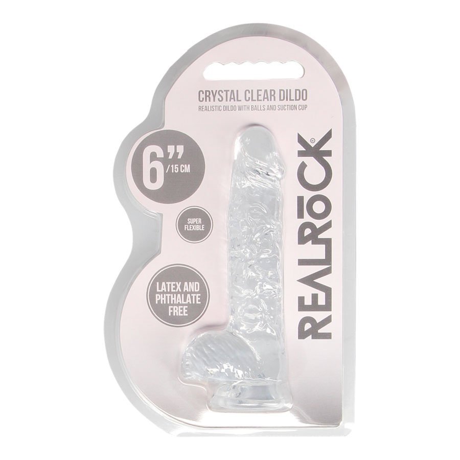 Falo imitatorius „Crystal Clear 6“ - RealRock