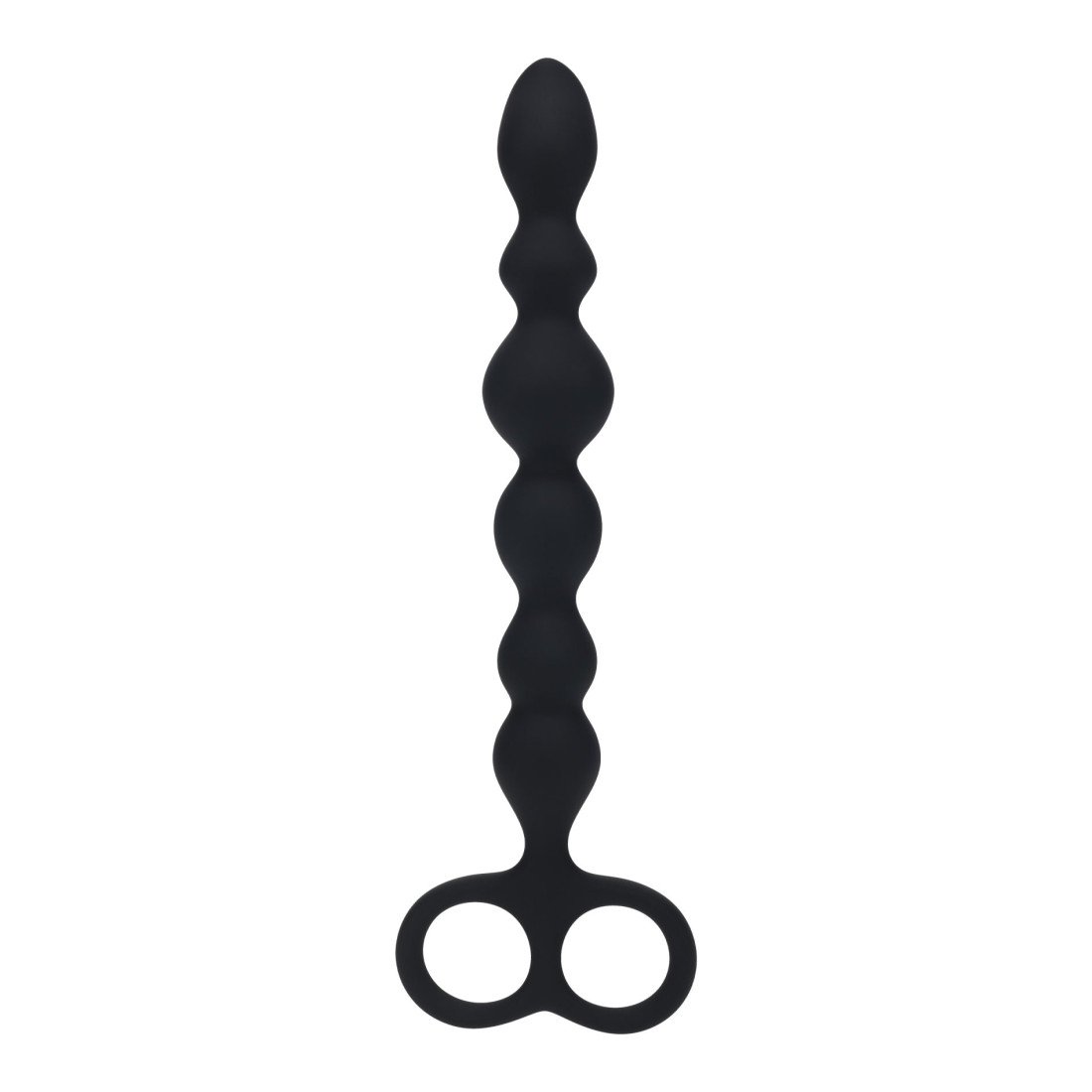 Analiniai karoliukai „Beaded Anal Probe with Double Loop“ - Levelz