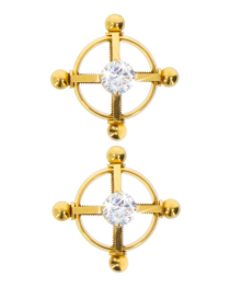 Spenelių spaustukai „Divine Cross Clamps Gold“ - Taboom