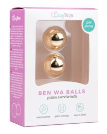 Vaginaliniai kamuoliukai „Golden Ben Wa Balls“ - EasyToys