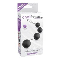 Analiniai kamuoliukai „Deluxe Vibro Balls“ - Anal Fantasy