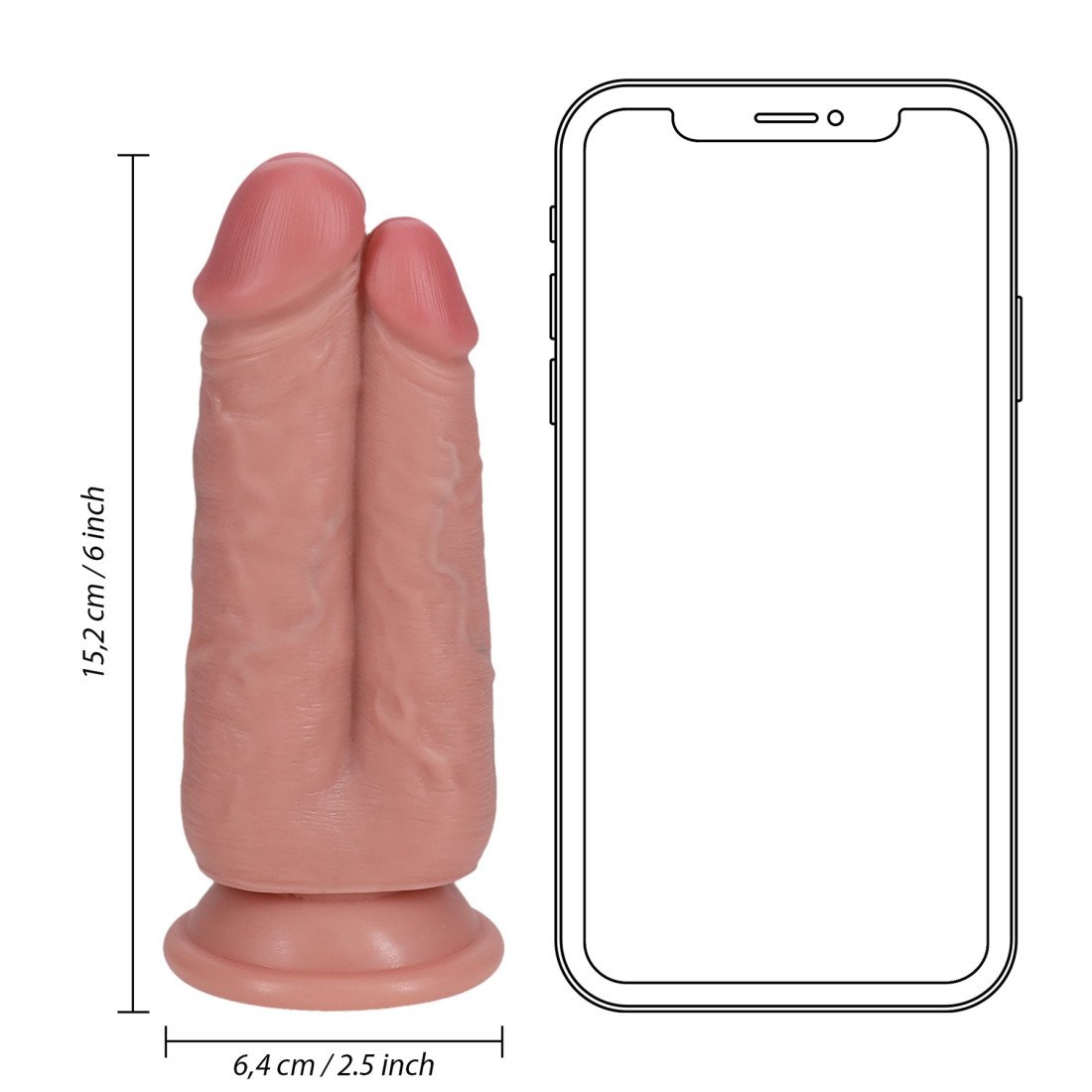 Dildo „Two in One“ - RealRock