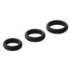 Penio žiedų rinkinys „Smooth Silicone Cockring Pack“ - Ramrod
