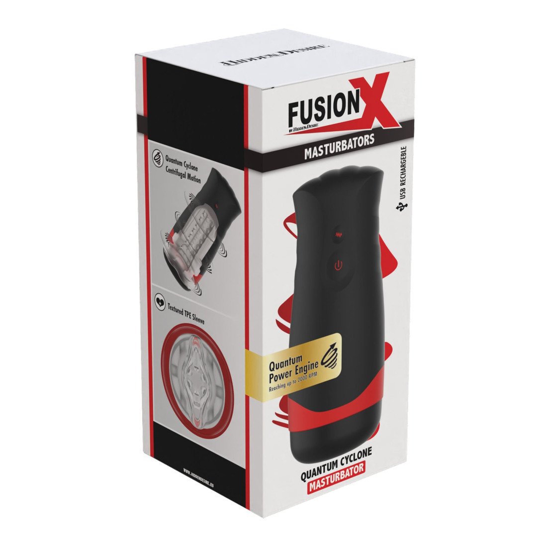 Automatinis masturbatorius „Fusion X Quantum Cyclone“ - Extreme