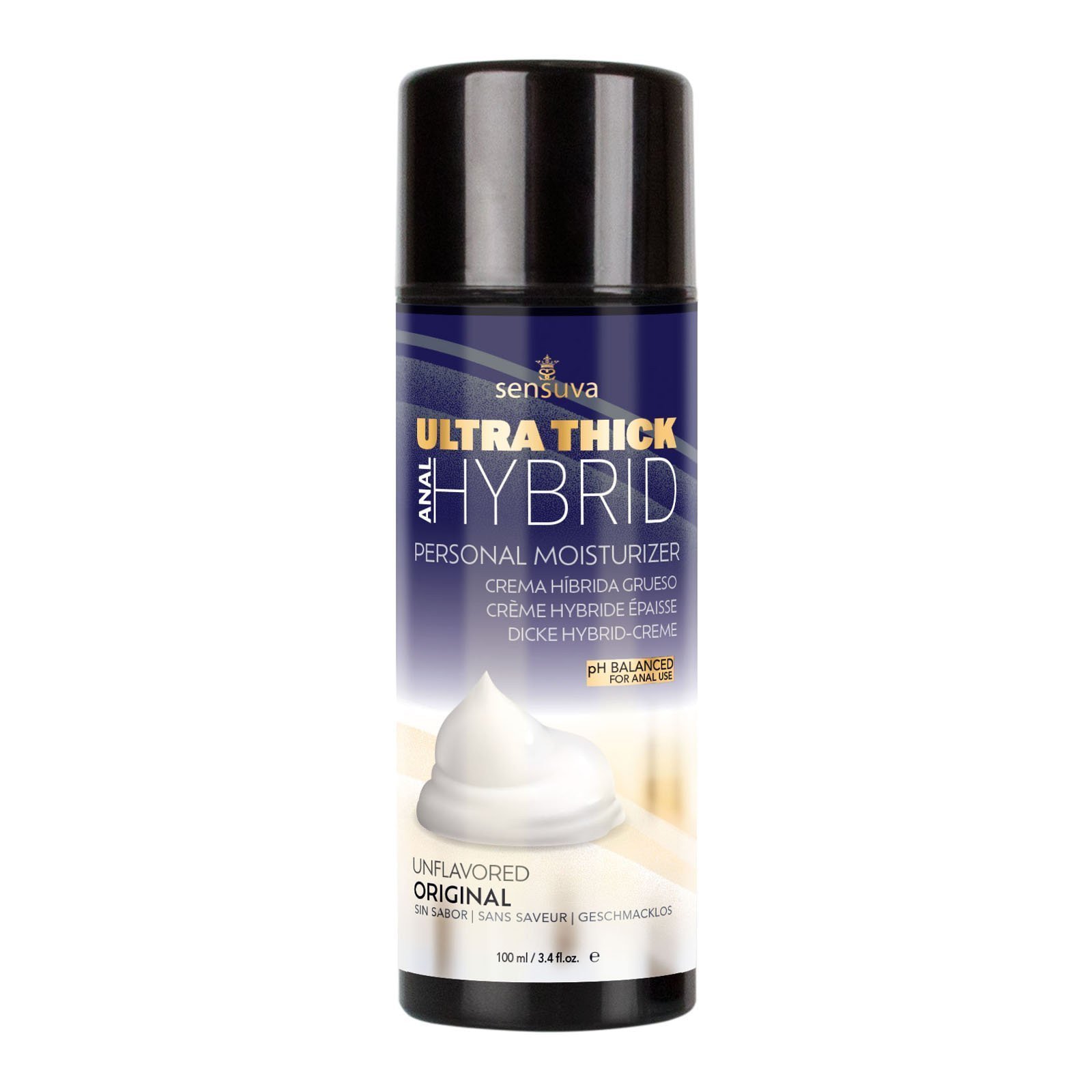 Analinis hibridinis lubrikantas „Ultra Thick Anal Hybrid“, 100 ml - Sensuva