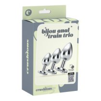 Analinių kaiščių rinkinys „Bijou Anal Train Trio“ - Crushious