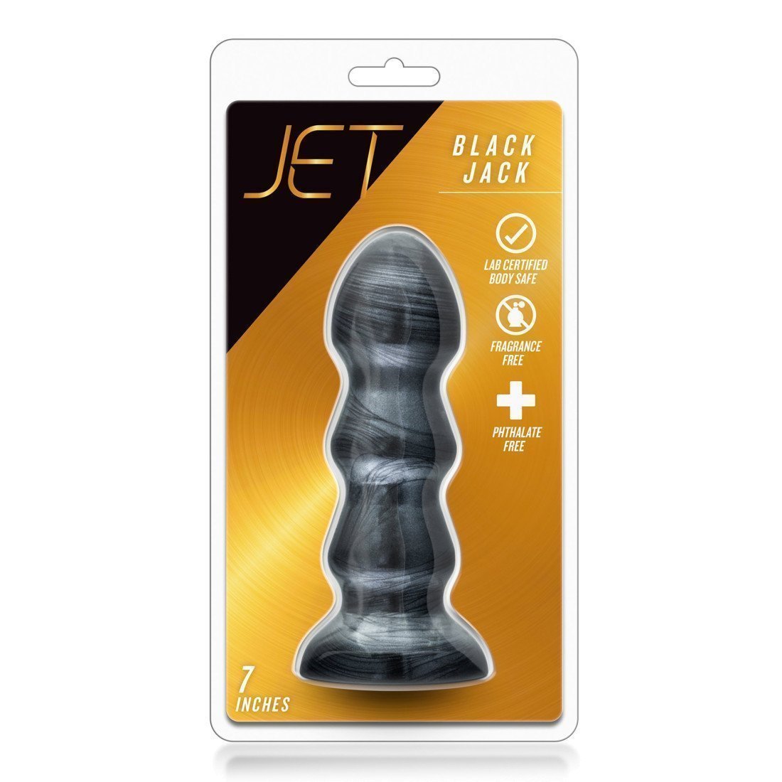 Analinis dildo „Black Jack“ - Jet