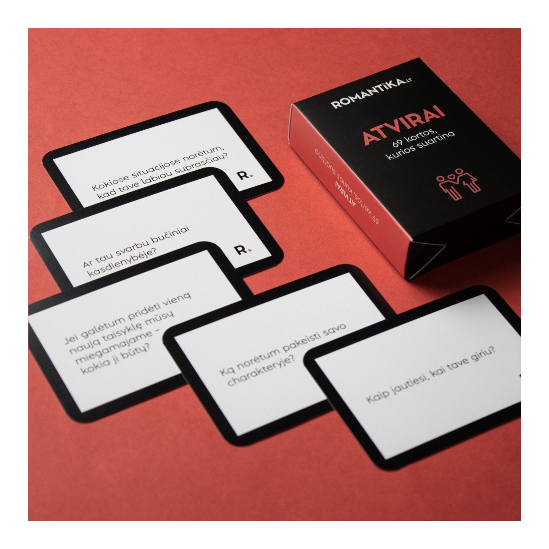 Pokalbių kortos „Atvirai“ - Romantika.lt