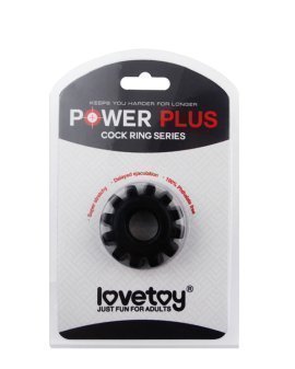 Juodas penio žiedas „PowerPlus Comfy“ - Love Toy