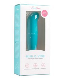 Turkio spalvos G taško vibratorius „Mini G-Vibe“ - EasyToys