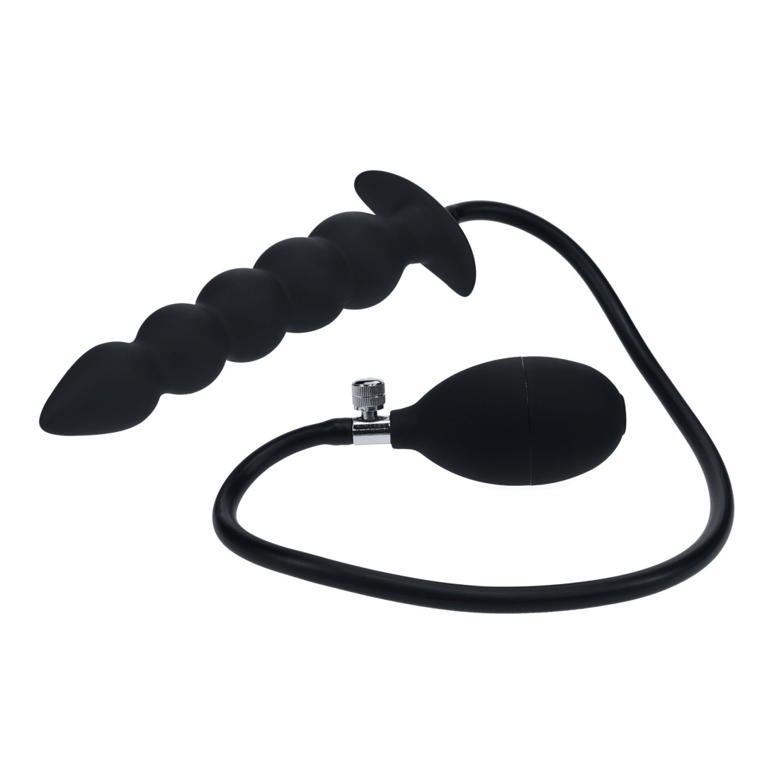 Pripučiami analiniai karoliukai „Beaded Inflatable Anal Plug“ - Levelz