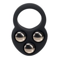 Penio žiedas „Triple Weighted Ball Cock Ring“ - Levelz