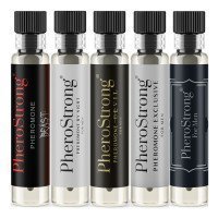 Feromoninių kvepalų rinkinys vyrams „PheroStrong Nr. 1“, 5x1 ml - PheroStrong