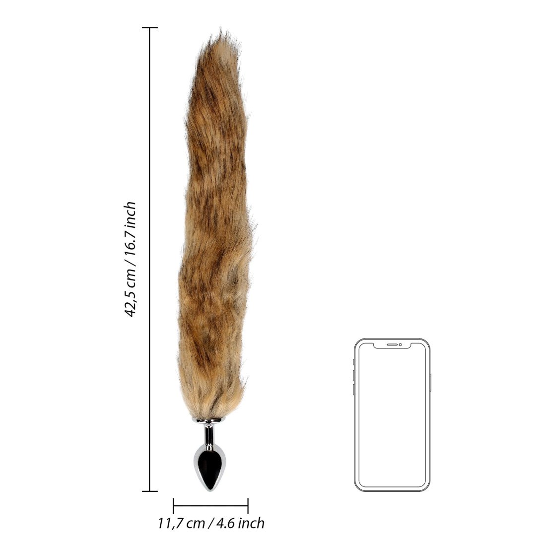 Analinis kaištis „Fox Tail“ - Ouch!