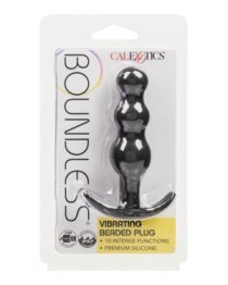 Vibruojantis analinis kaištis „Boundless Vibrating Beaded Plug“ - CalExotics