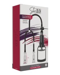 Spenelių pompa „Vacuum Nipple Pleasure Pump S/M“ - She.E.O