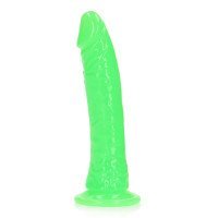 Tamsoje šviečiantis dildo „Glow in The Dark Dildo“ - RealRock