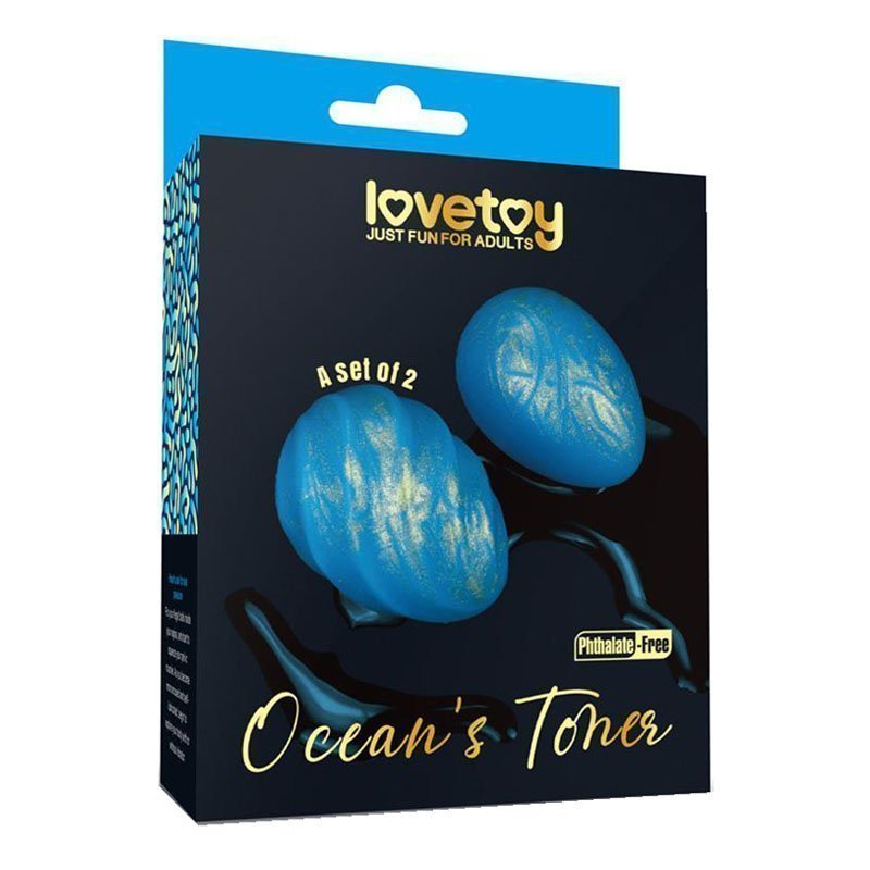 Vaginalinių kiaušinėlių rinkinys „Ocean's Toner“ - Love Toy