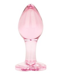 Stiklinis analinis kaištis „Anal Plug Medium“ - EasyToys