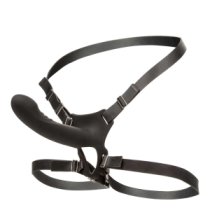 Vibruojantis strap-on dildo „Boundless“ - CalExotics