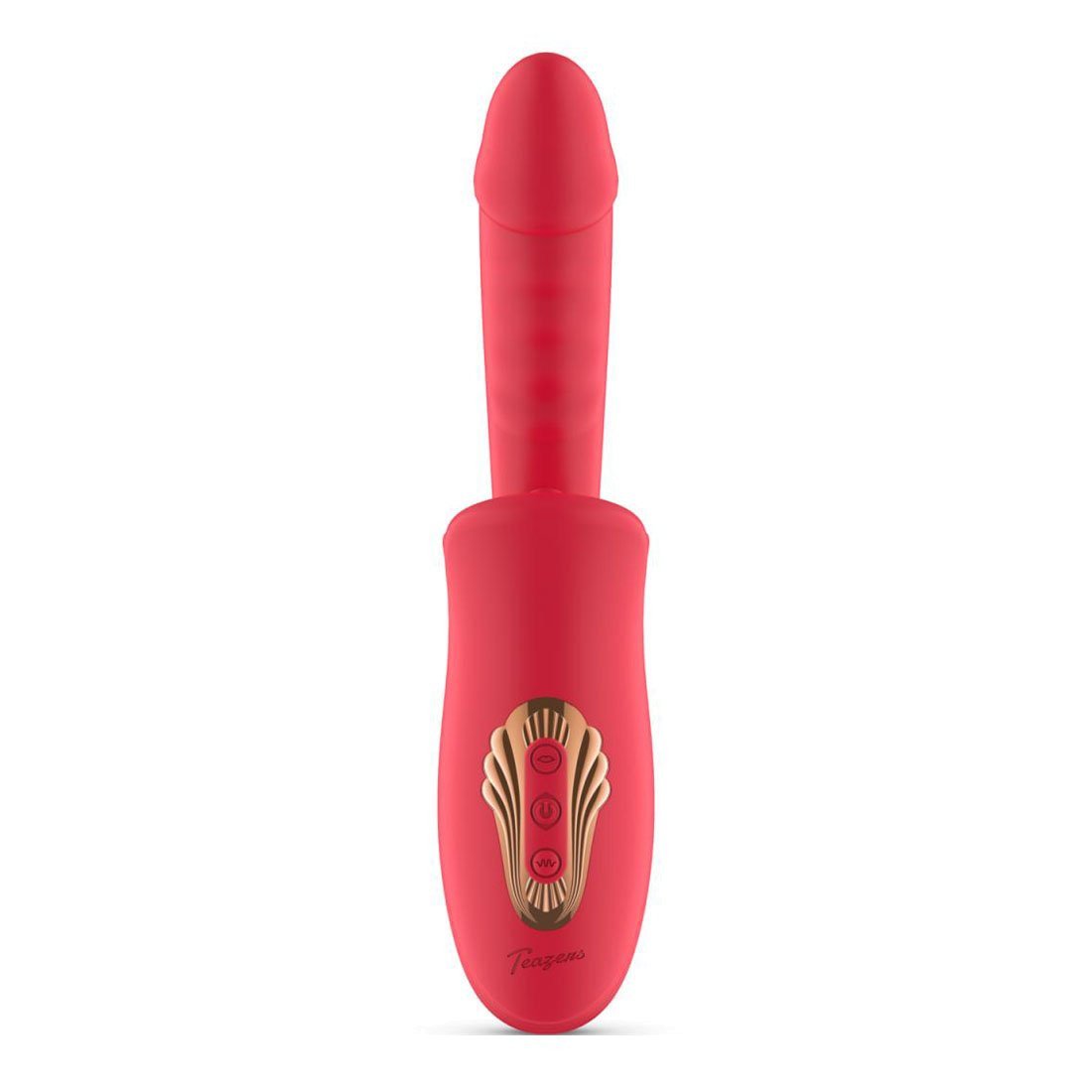Vibratorius - stimuliatorius „Dildo with Tongue Stimulator“ - Teazers