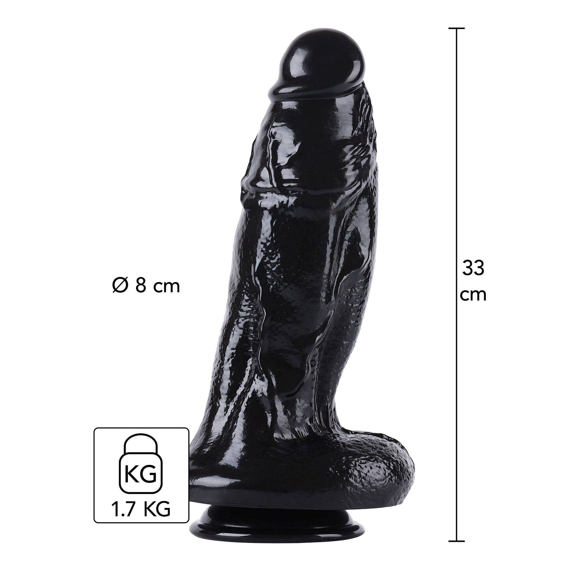 XXL falo imitatorius „Dong Xtra Thick“ - Extreme