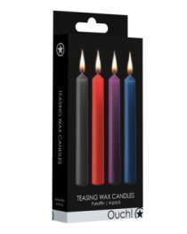 Žvakių rinkinys „Teasing Wax Candles“, 4 vnt. - Ouch!