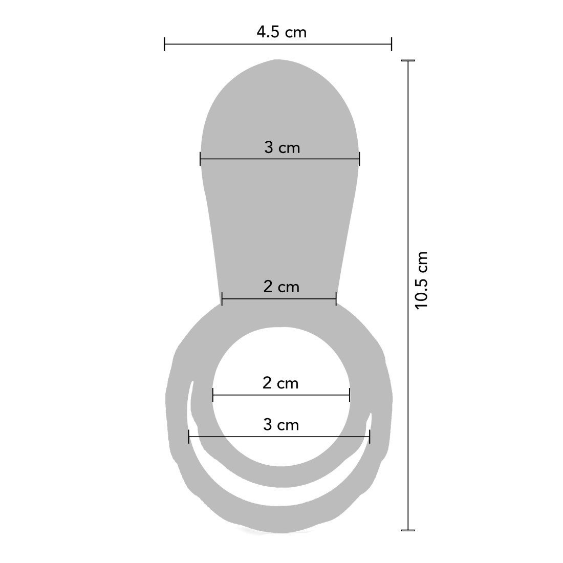 Įkraunamas penio žiedas „Couples Stimulator Ring“ - Xocoon