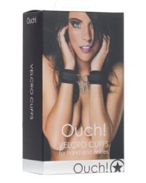 Juodi antrankiai „Velcro Cuffs“ - Ouch!