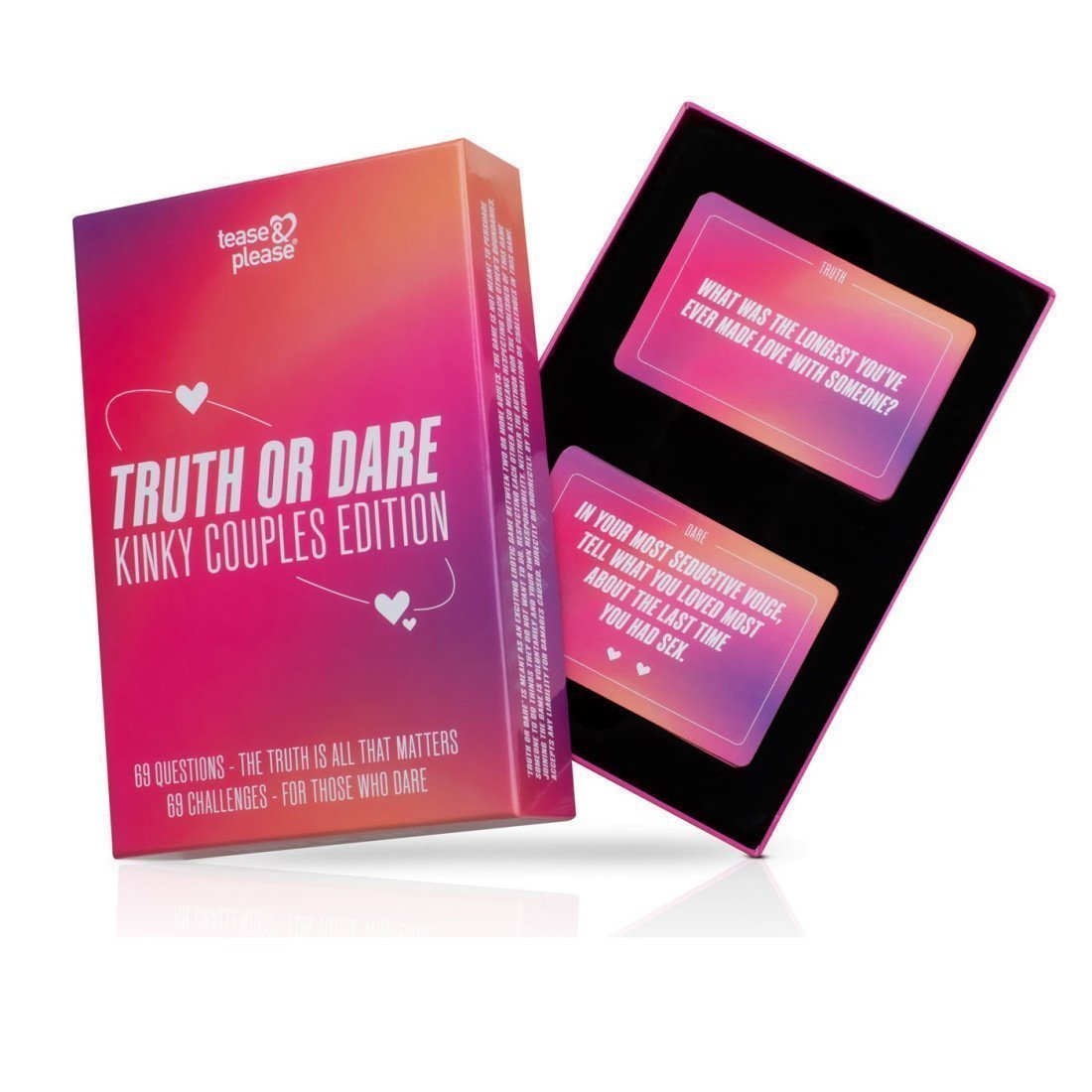 Erotinis žaidimas „Truth or Dare Kinky Couples Edition“ - Tease and Please