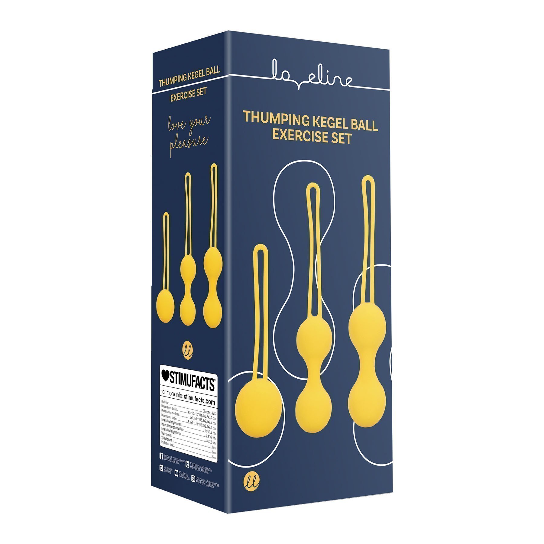 Vaginalinių kamuoliukų rinkinys „Kegel Ball Exercise Set“ - Loveline