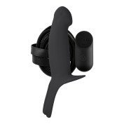 Vibuojantis tuščiaviduris strap-on dildo „H3 Size S“