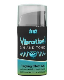 Stimuliuojantis gelis „Vibration! Gin and Tonic“, 15 ml - Intt