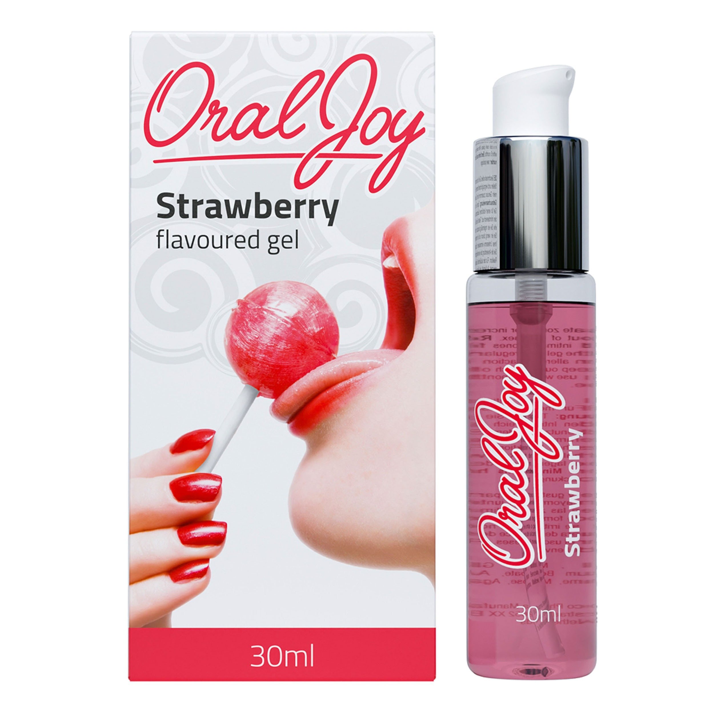 Gelis oraliniam seksui „Strawberry“, 30 ml - Cobeco Pharma