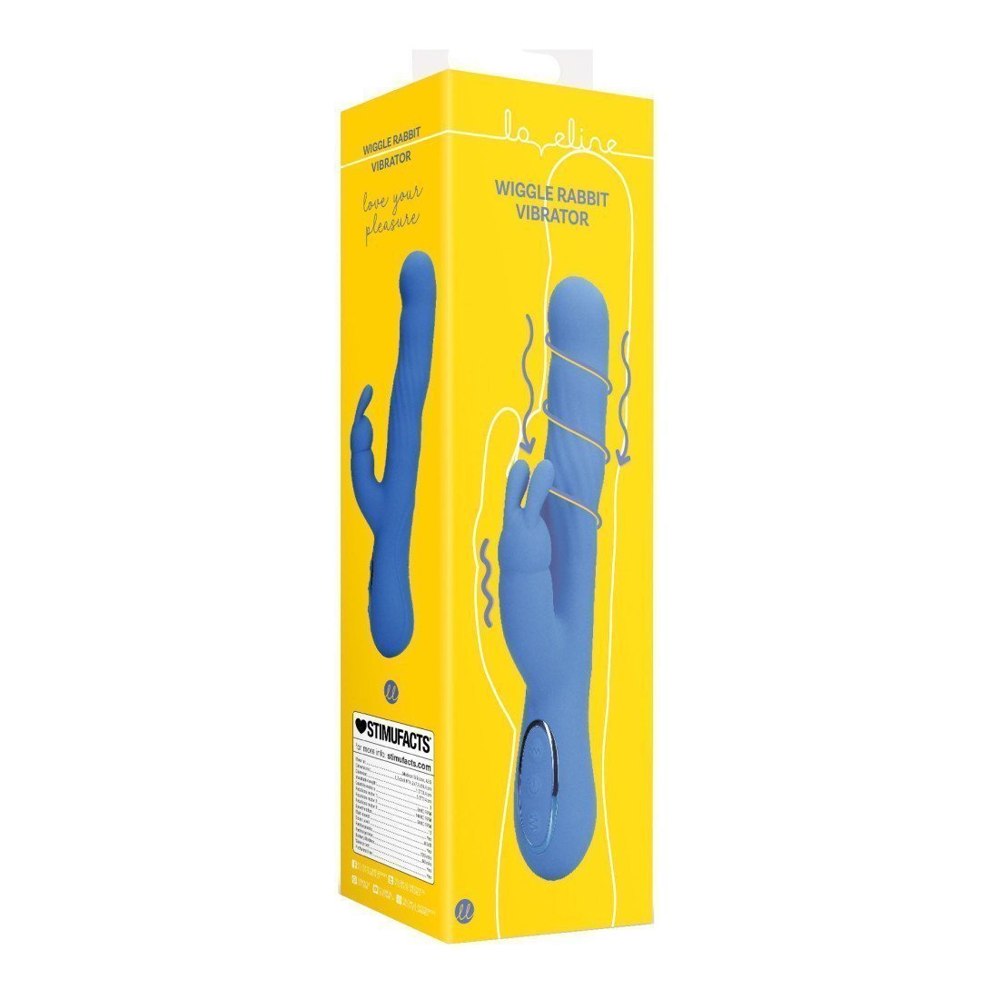 Vibratorius kiškutis „Wiggle Rabbit Vibrator“ - Loveline